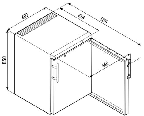 Liebherr GGU 1500 Premium Unterbaufähiger Gefrierschrank mit statischer Kühlung