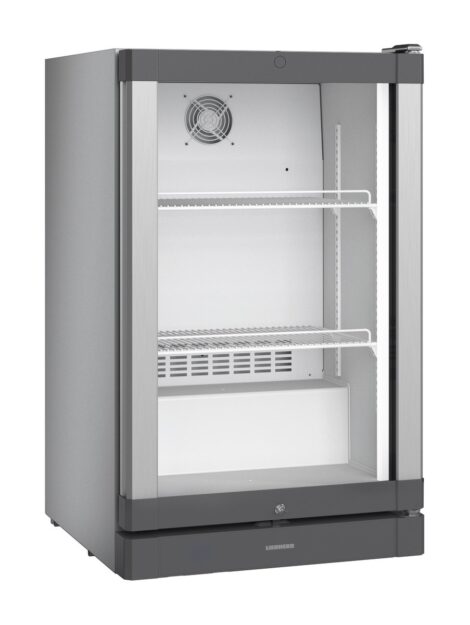 Liebherr BCv 1103 Getränkekühlschrank mit Glastür und LED Silver
