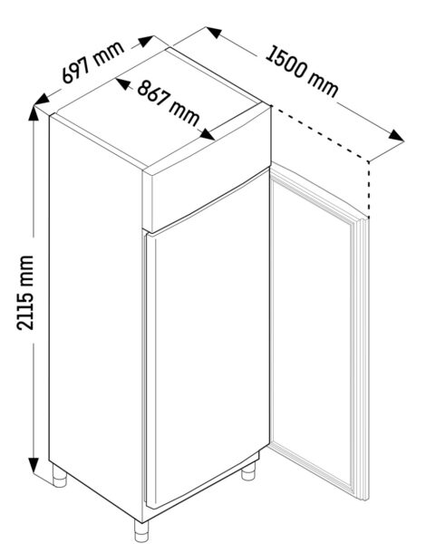 Liebherr BFPSvh 6501 Perfection Bäckereigefrierschrank mit Umluftkühlung