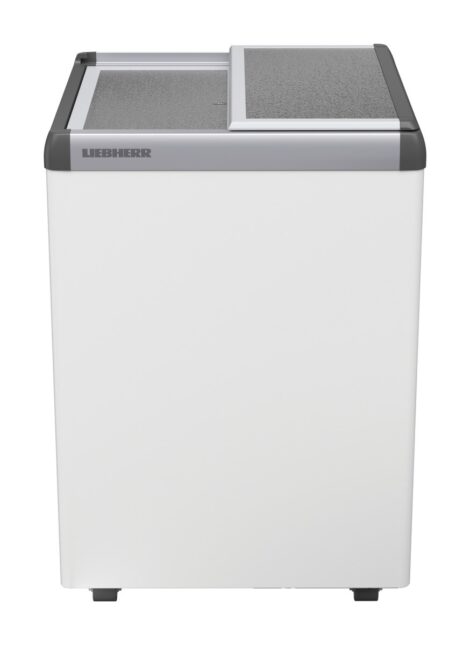 Liebherr EFE 1500 Eiscreme-Gefriertruhe mit Aluminium-Schiebedeckel und Lenkrollen