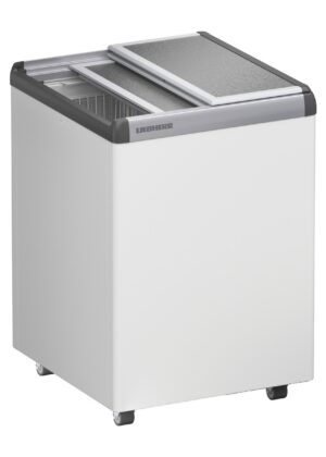 Liebherr EFE 1500 Eiscreme-Gefriertruhe mit Aluminium-Schiebedeckel und Lenkrollen