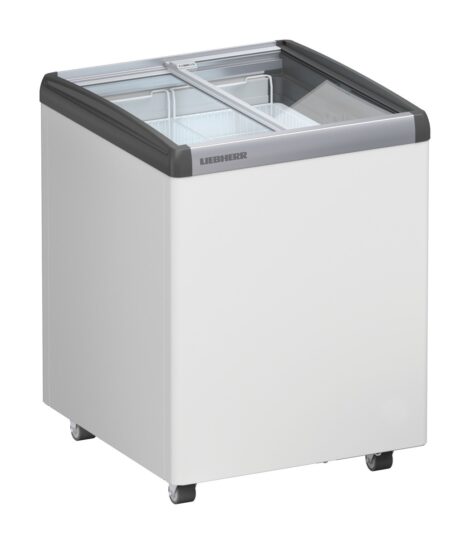 Liebherr EFE 1552 Eiscreme-Gefriertruhe mit Glasschiebedeckel und Lenkrollen