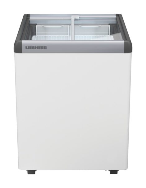 Liebherr EFE 1552 Eiscreme-Gefriertruhe mit Glasschiebedeckel und Lenkrollen