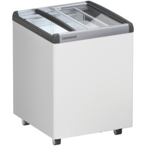 Liebherr EFE 1552 Eiscreme-Gefriertruhe mit Glasschiebedeckel und Lenkrollen