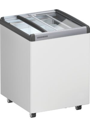 Liebherr EFE 1552 Eiscreme-Gefriertruhe mit Glasschiebedeckel und Lenkrollen