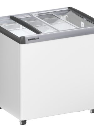 Liebherr EFE 2252 Eiscreme-Gefriertruhe mit Glasschiebedeckel und Lenkrollen
