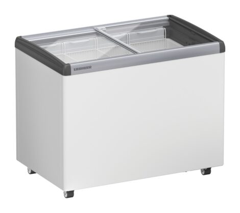 Liebherr EFE 3052 Eiscreme-Gefriertruhe mit Glasschiebedeckel und Lenkrollen