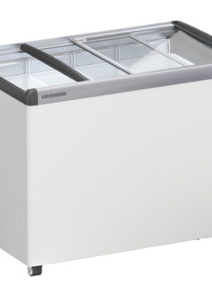 Liebherr EFE 3052 Eiscreme-Gefriertruhe mit Glasschiebedeckel und Lenkrollen