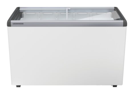 Liebherr EFE 3852 Eiscreme-Gefriertruhe mit Glasschiebedeckel und Lenkrollen