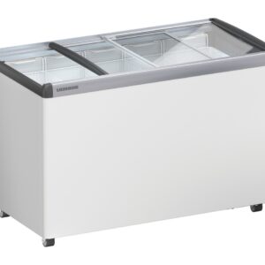 Liebherr EFE 3852 Eiscreme-Gefriertruhe mit Glasschiebedeckel und Lenkrollen