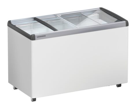 Liebherr EFE 3852 Eiscreme-Gefriertruhe mit Glasschiebedeckel und Lenkrollen