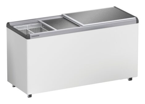 Liebherr EFE 5100 Eiscreme-Gefriertruhe mit Aluminium-Schiebedeckel und Lenkrollen