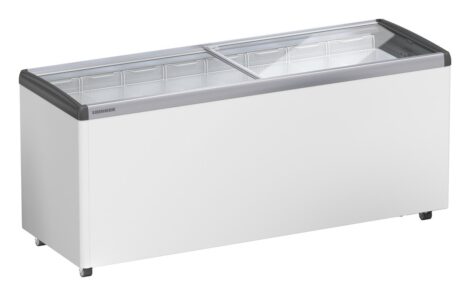 Liebherr EFE 6052 Eiscreme-Gefriertruhe mit Glasschiebedeckel und Lenkrollen