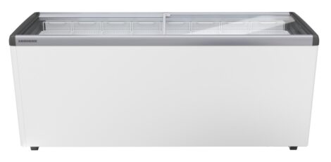 Liebherr EFE 6052 Eiscreme-Gefriertruhe mit Glasschiebedeckel und Lenkrollen