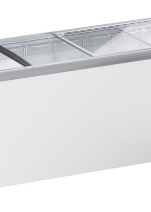 Liebherr EFE 6052 Eiscreme-Gefriertruhe mit Glasschiebedeckel und Lenkrollen