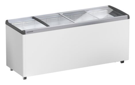 Liebherr EFE 6052 Eiscreme-Gefriertruhe mit Glasschiebedeckel und Lenkrollen