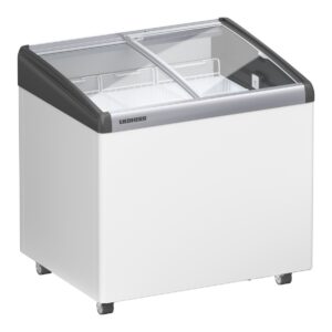 Liebherr EFI 2153 Eiscreme-Gefriertruhe mit Glasschiebedeckel und Lenkrollen