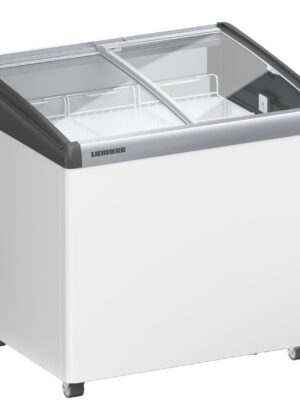 Liebherr EFI 2153 Eiscreme-Gefriertruhe mit Glasschiebedeckel und Lenkrollen