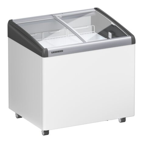 Liebherr EFI 2153 Eiscreme-Gefriertruhe mit Glasschiebedeckel und Lenkrollen