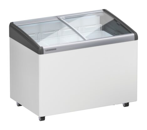 Liebherr EFI 2853 Eiscreme-Gefriertruhe mit Glasschiebedeckel und Lenkrollen