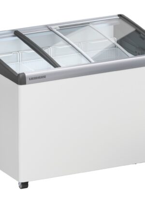 Liebherr EFI 2853 Eiscreme-Gefriertruhe mit Glasschiebedeckel und Lenkrollen