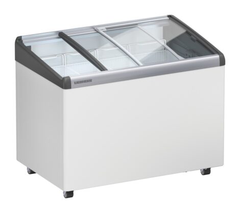 Liebherr EFI 2853 Eiscreme-Gefriertruhe mit Glasschiebedeckel und Lenkrollen