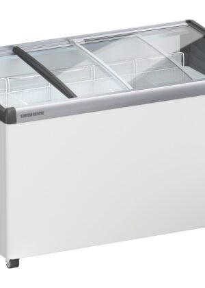 Liebherr EFI 3553 Eiscreme-Gefriertruhe mit Glasschiebedeckel und Lenkrollen