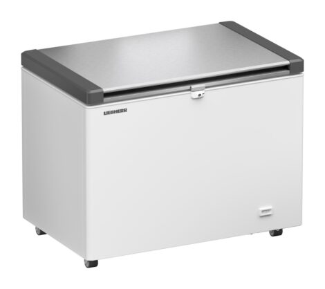 Liebherr EFL 3056 Gefriertruhe mit Edelstahl-Deckel, Lenkrollen und LED