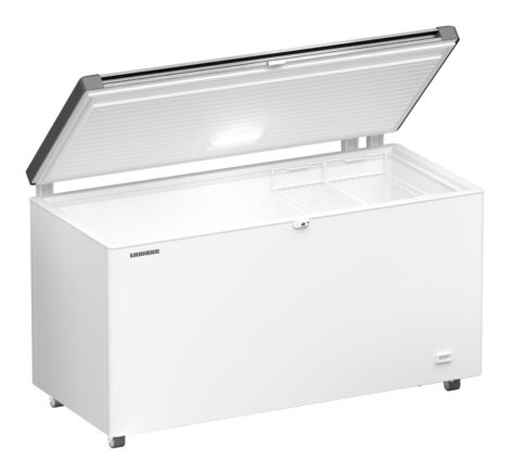 Liebherr EFL 4656 Gefriertruhe mit Edelstahl-Deckel, Lenkrollen und LED