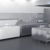 Liebherr EFL 4656 Gefriertruhe mit Edelstahl-Deckel, Lenkrollen und LED