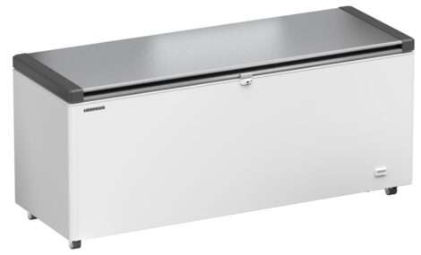 Liebherr EFL 6056 Gefriertruhe mit Edelstahl-Deckel, Lenkrollen und LED