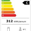 Liebherr BCv 1103 Getränkekühlschrank mit Glastür und LED Silver