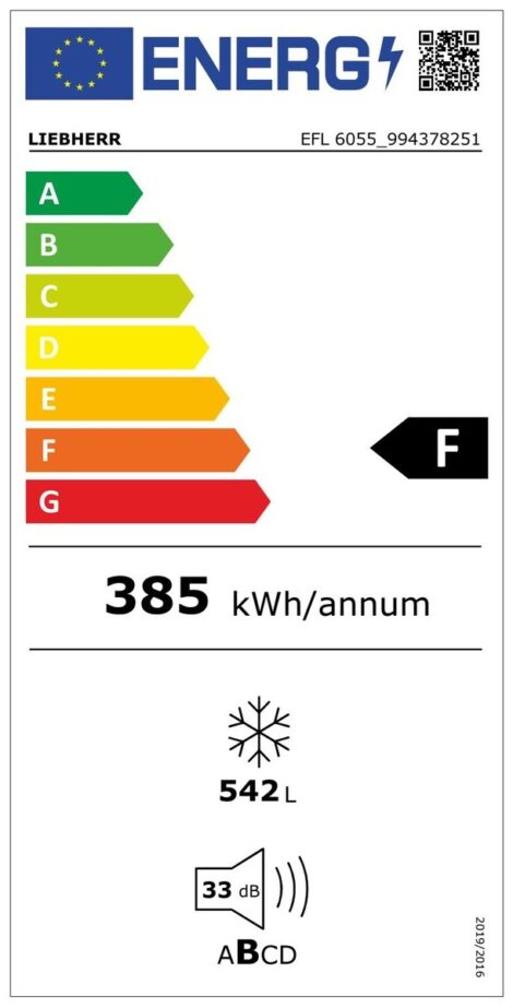 Liebherr EFL 6055 Gefriertruhe Weiß mit Lenkrollen und LED