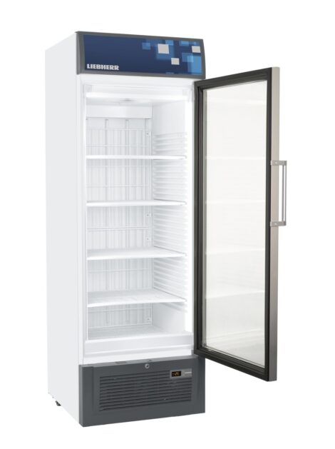 Liebherr FDv 4643 Gefrierschrank mit Glastür, Display und LED