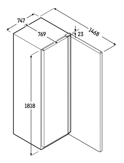 Liebherr FFFBvg 5501 Perfection BlackSteel Gefrierschrank mit NoFrost