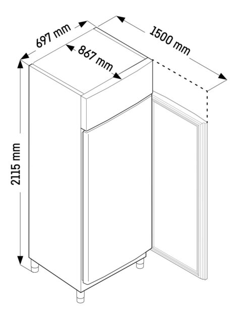Liebherr FFPSvg 6501 Performance Gefrierschrank GN 2/1 mit Umluftkühlung