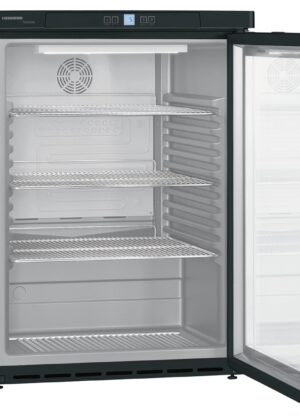 Liebherr FKUv 1613 Premium Getränkekühlschrank mit Glastür und LED Unterbaufähig - Schwarz