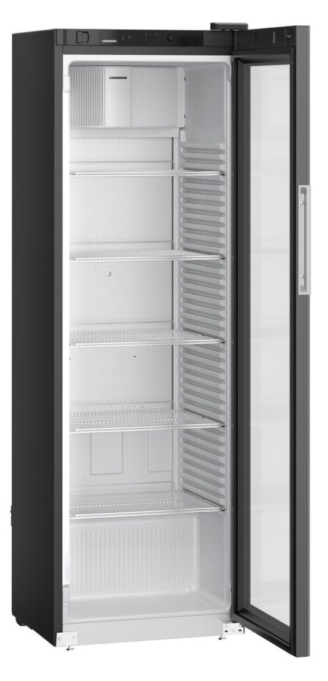 Liebherr MRFvd 4011 Getränkekühlschrank mit Glastür, Display und LED Lichtsäule Schwarz