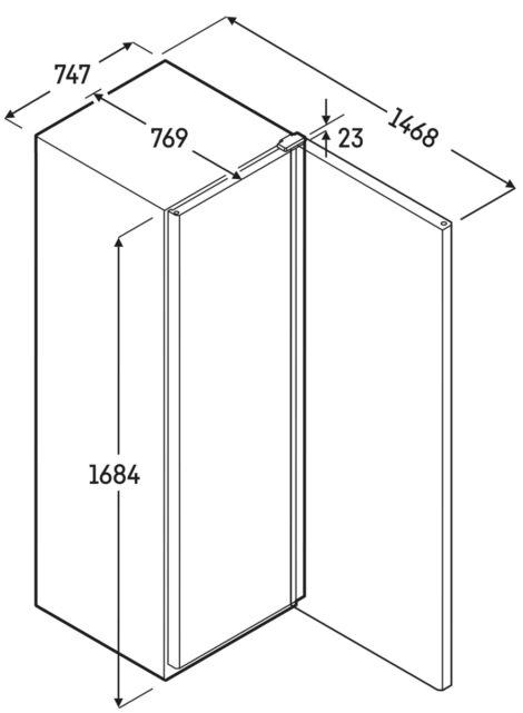 Liebherr FRFCvg 5501 Perfection Kühlschrank mit Umluftkühlung
