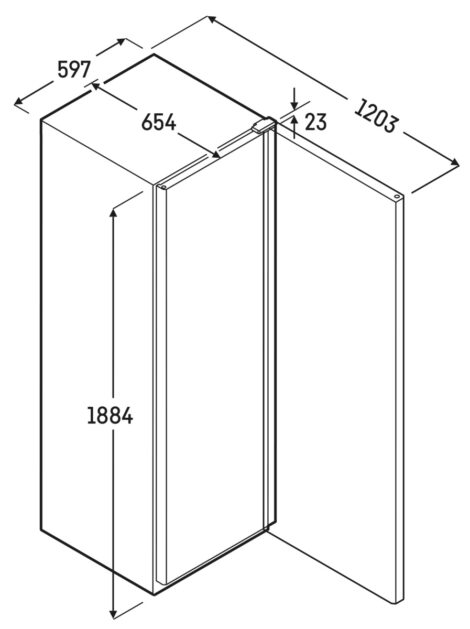 Liebherr FRFvg 4001 Performance Kühlschrank mit Umluftkühlung