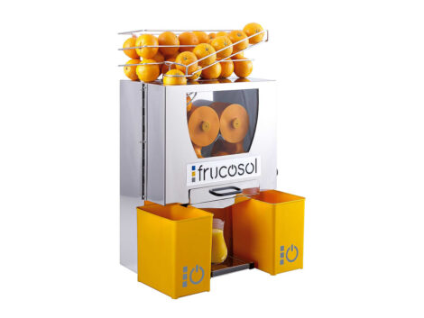 Frucosol F 50 Automatische Fruchtsaftpresse mit Zuführungsschiene
