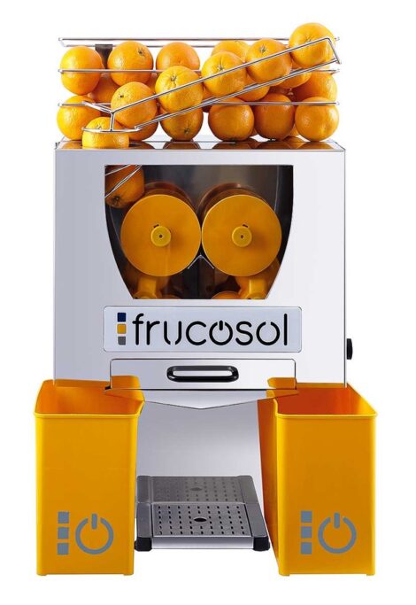 Frucosol F 50 Automatische Fruchtsaftpresse mit Zuführungsschiene