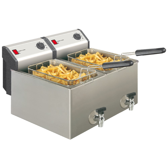 Neumärker Elektro-Fritteuse 2x 8 Liter Neumärker Elektro-Fritteuse 2x 8 Liter