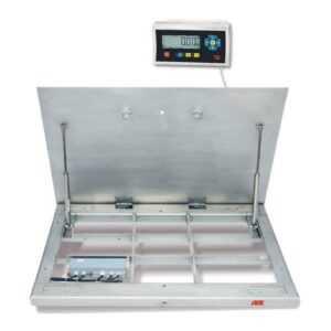 ADE Aufklappbare Bodenwaage mit Eichzulassung, Serie ADE BW3-600-1.000x800 + STAN07, 600 kg