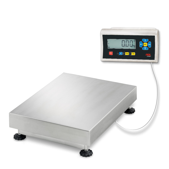 ADE Plattformwaage mit Eichzulassung, VSL-Niro5 + STAN07, 150 kg ADE Plattformwaage mit Eichzulassung, VSL-Niro5 + STAN07, 150 kg