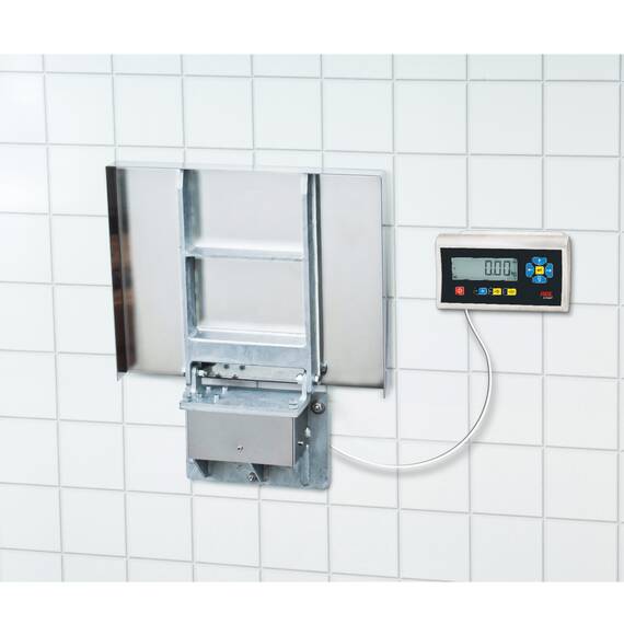 ADE Wandwaage mit Eichzulassung, Serie ADE Terrex-L-150 + STAN07, 150 kg 1 ADE Wandwaage mit Eichzulassung, Serie ADE Terrex-L-150 + STAN07, 150 kg