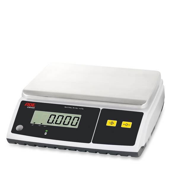 ADE Zweibereichs-Kompaktwaage mit Eichzulassung, Serie ADE GW400, 6 kg ADE Zweibereichs-Kompaktwaage mit Eichzulassung, Serie ADE GW400, 6 kg