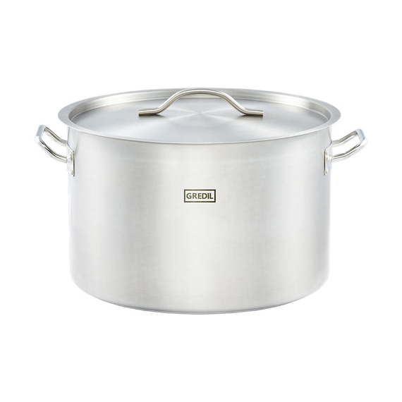 Gredil Suppentopf ECO mit Deckel, Ø 400 mm, 32,6 L Gredil Suppentopf ECO mit Deckel, Ø 400 mm, 32,6 L