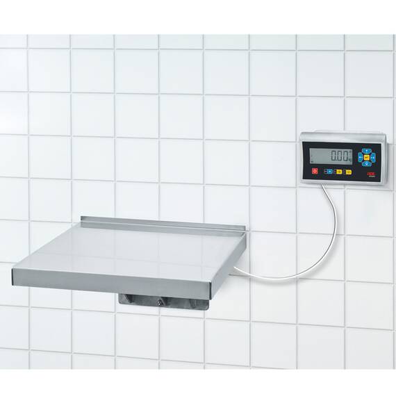 ADE Wandwaage mit Eichzulassung, Serie ADE Terrex-L-150 + STAN07, 150 kg ADE Wandwaage mit Eichzulassung, Serie ADE Terrex-L-150 + STAN07, 150 kg