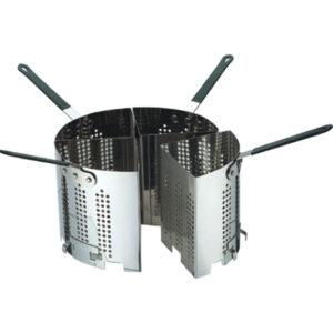 Stalgast Edelstahl Pastakorb 4-teilig, Ø 300mm, Höhe 180 mm, passend zu KG0103320